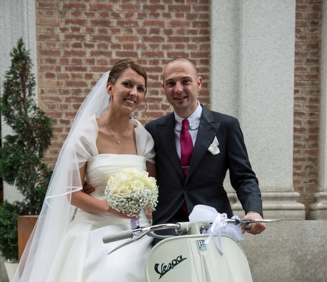 A very Vespa wedding.