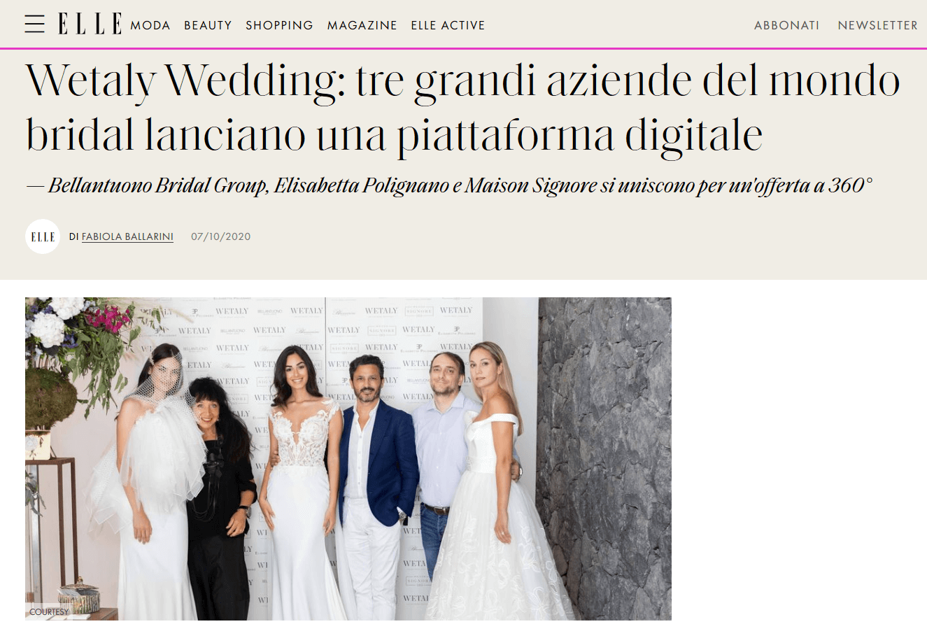 Wetaly Wedding: tre grandi aziende del mondo bridal lanciano una piattaforma digitale