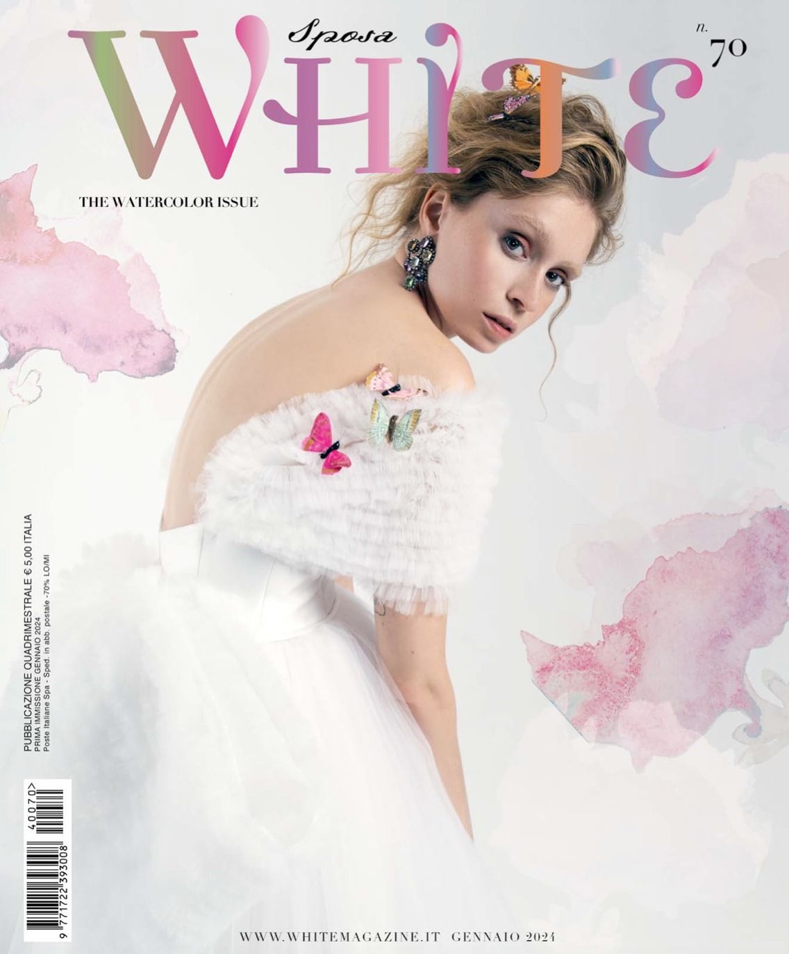 Eterea Eleganza: Elisabetta Polignano in Copertina su White Sposa